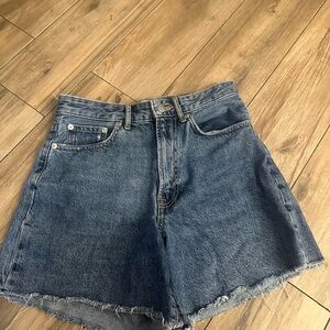 Everlane Blue Jean Shorts